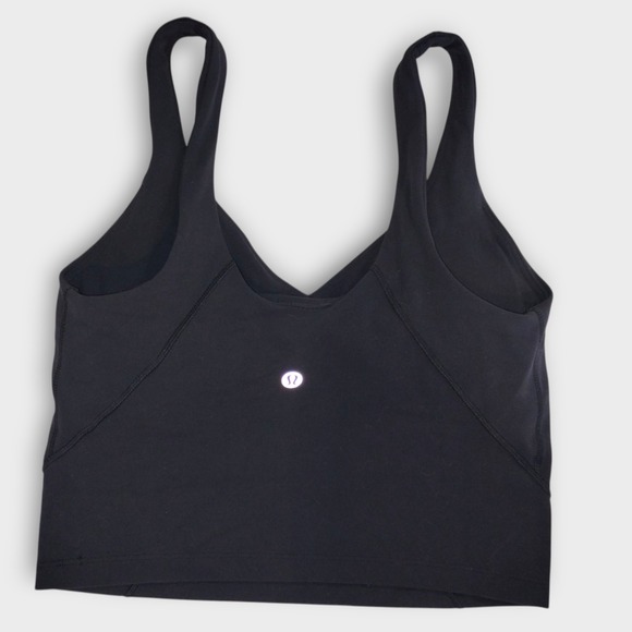 Lululemon Black Align Tank Top Built-In Bra Shelf Supplex Activewear Sleeveless - Picture 1 of 6